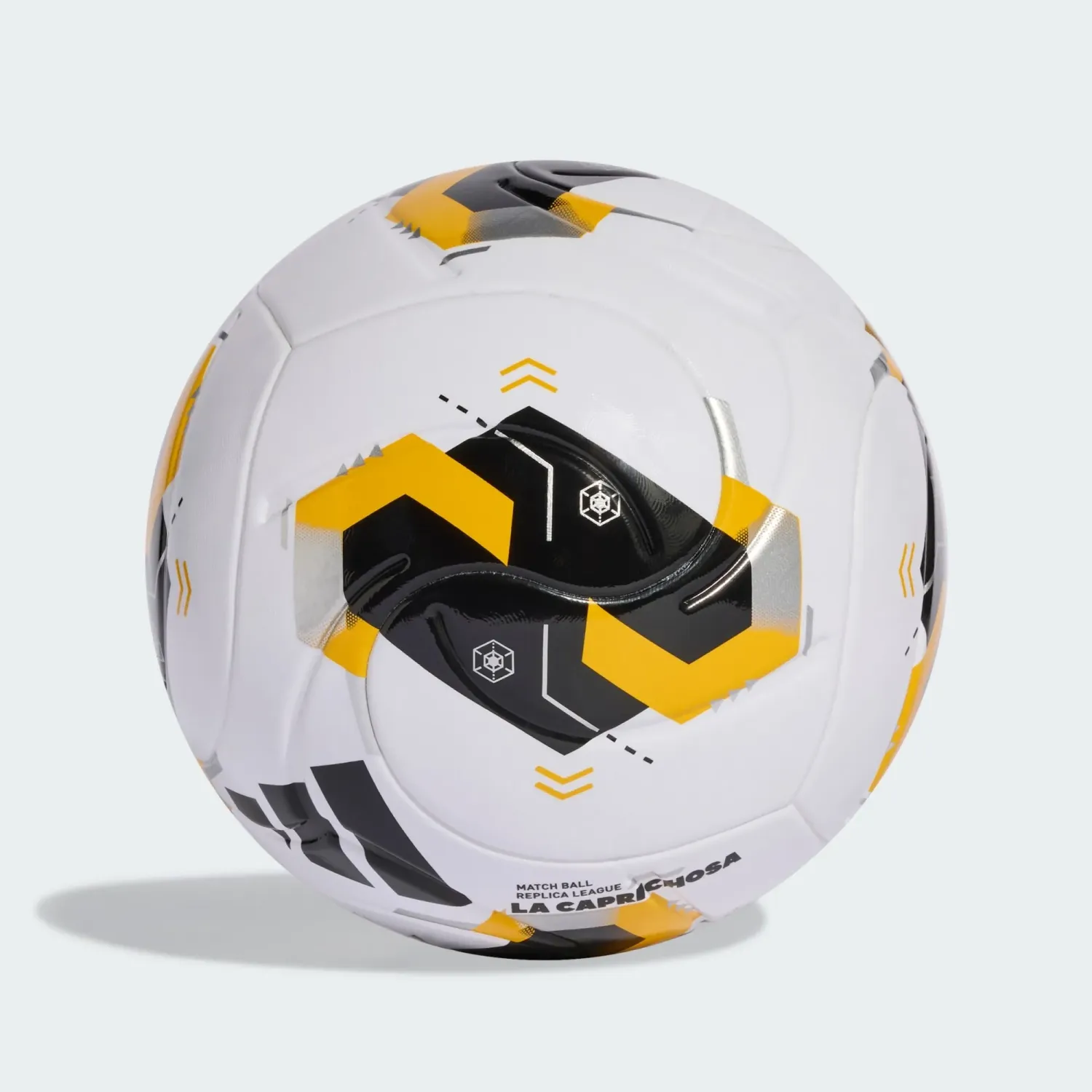 Pelota Adidas Futbol Unisex Kngs League Lge color blanco / amarillo | Platanitos