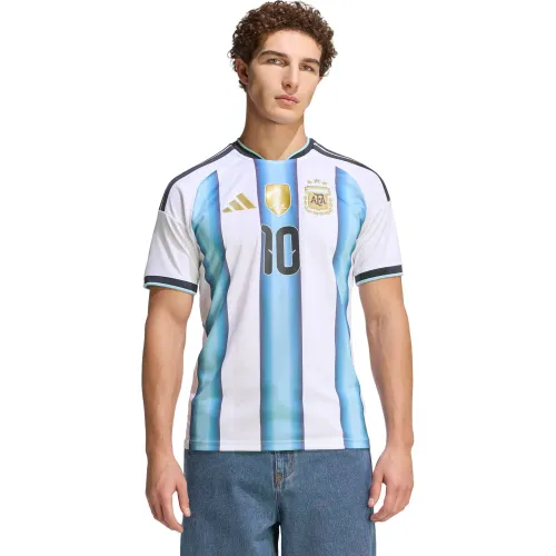 adidas Blanco modelo Camiseta Futbol Hombre Messi Local Selección Argentina 2026 Afa H 10 D blancos celestes 2025120420511098905  