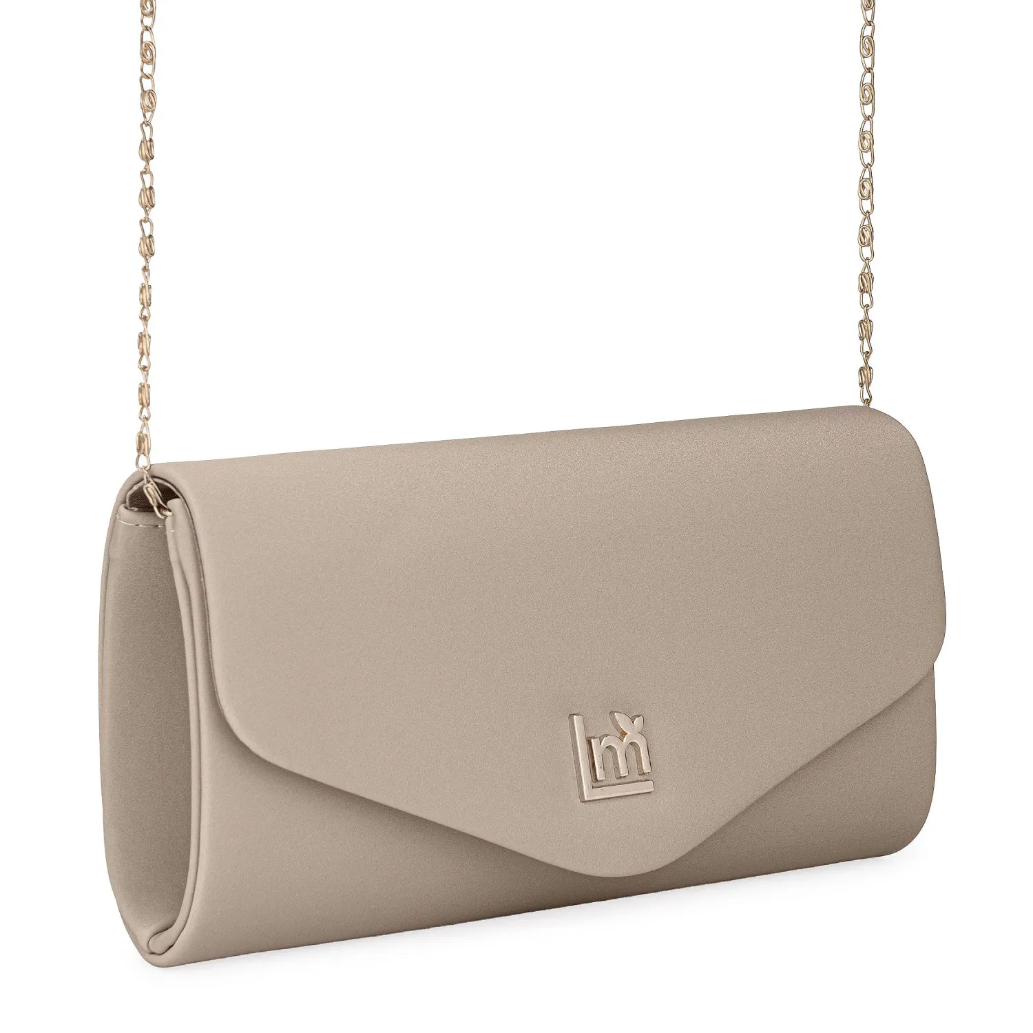 Cartera Limoni De Fiesta Roxane color nude | Platanitos
