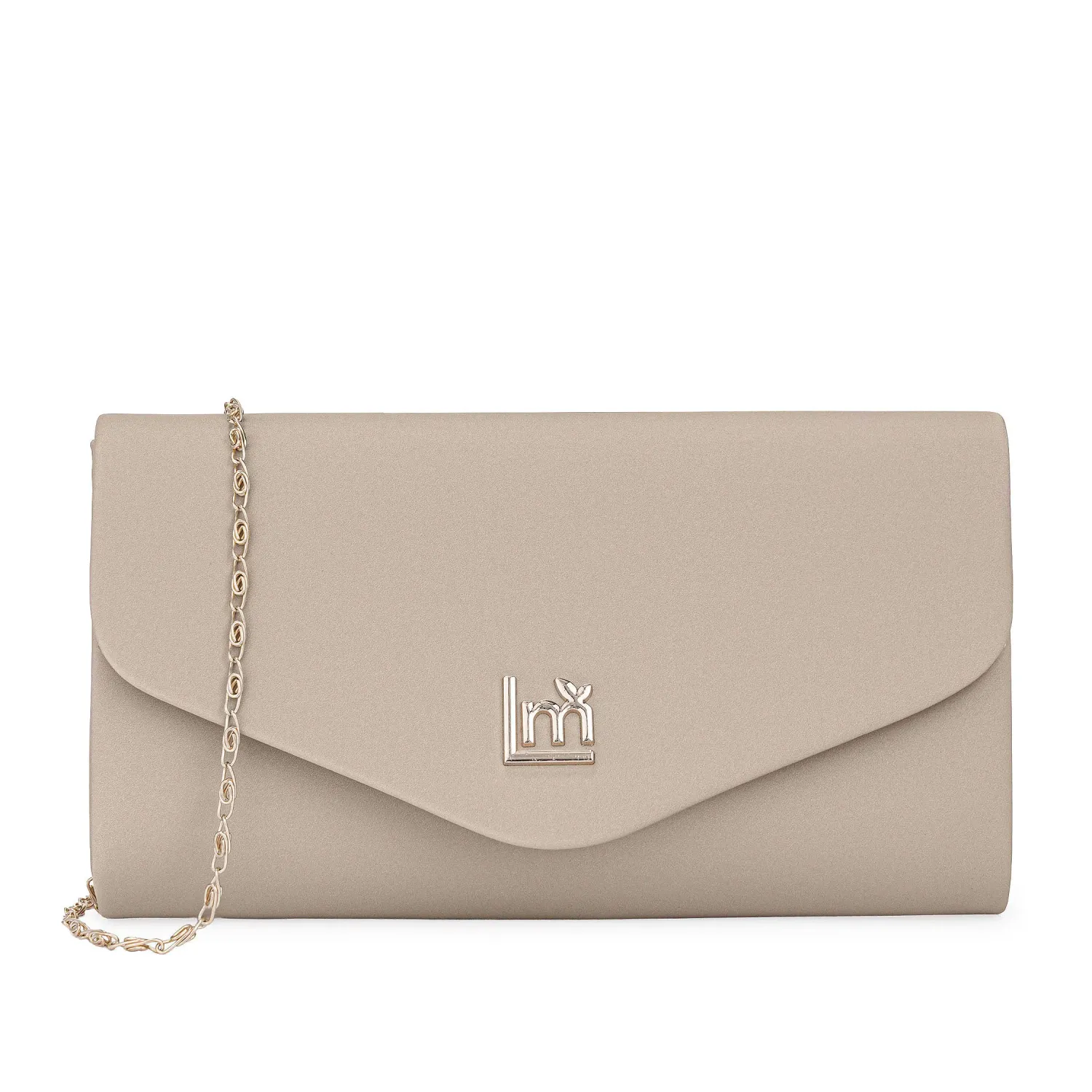Cartera Limoni De Fiesta Roxane color nude | Platanitos