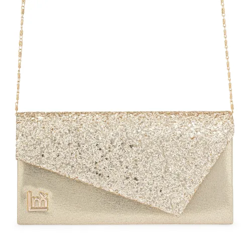Cartera Limoni De Fiesta Margaret color dorado | Platanitos