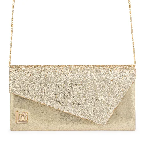 Cartera Limoni De Fiesta Margaret color dorado | Platanitos