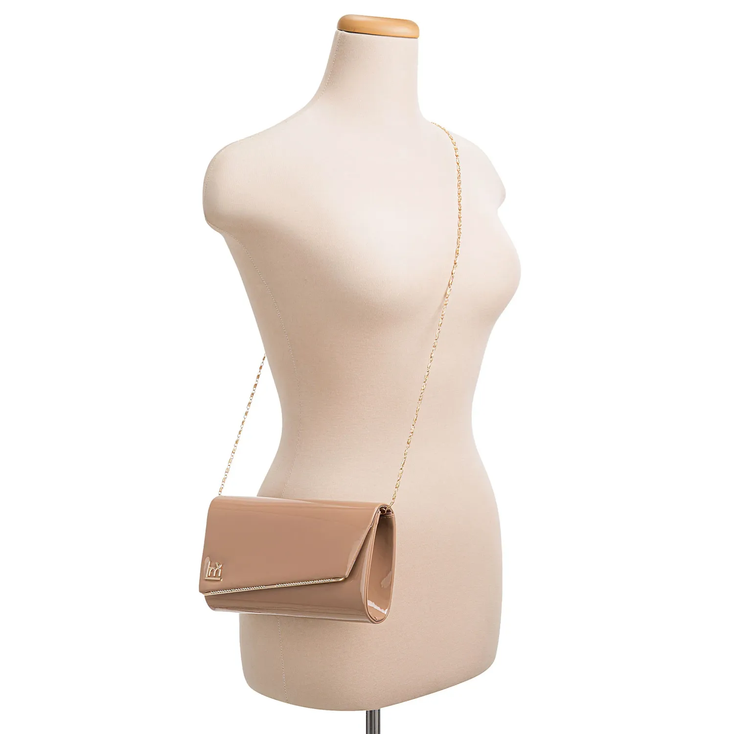 Cartera Limoni De Fiesta Oriane color beige oscuro | Platanitos