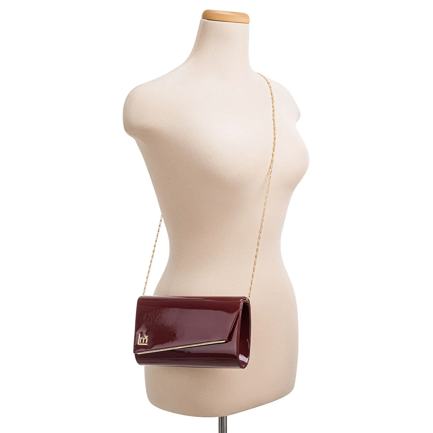 Cartera Limoni De Fiesta Oriane color guinda | Platanitos