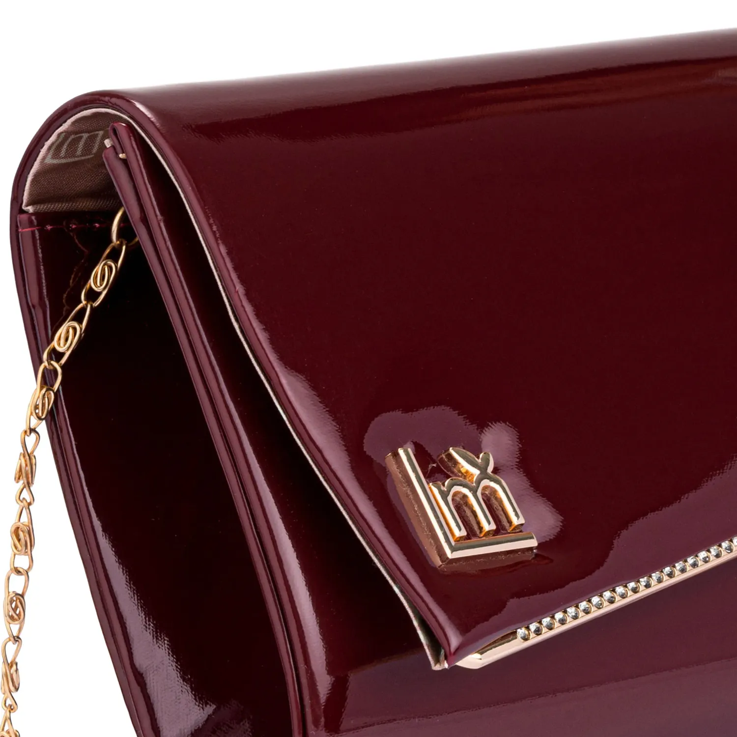 Cartera Limoni De Fiesta Oriane color guinda | Platanitos