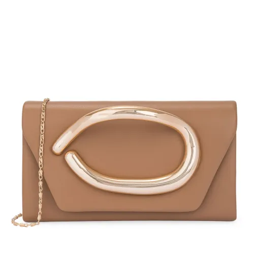 Cartera Limoni De Fiesta Celest color beige | Platanitos