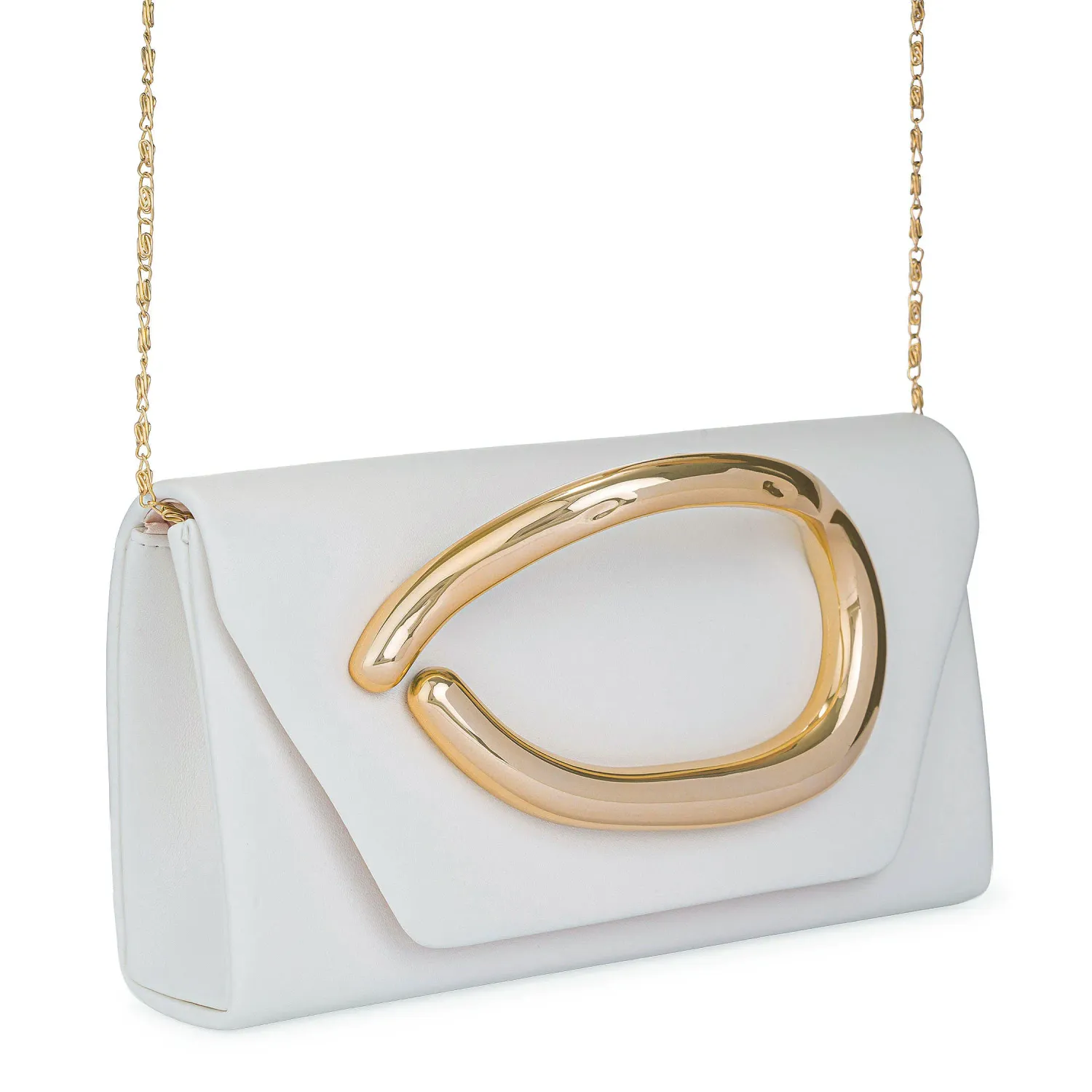 Cartera Limoni De Fiesta Celest color blanco | Platanitos