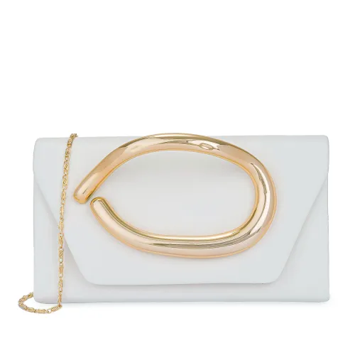 Cartera Limoni De Fiesta Celest color blanco | Platanitos