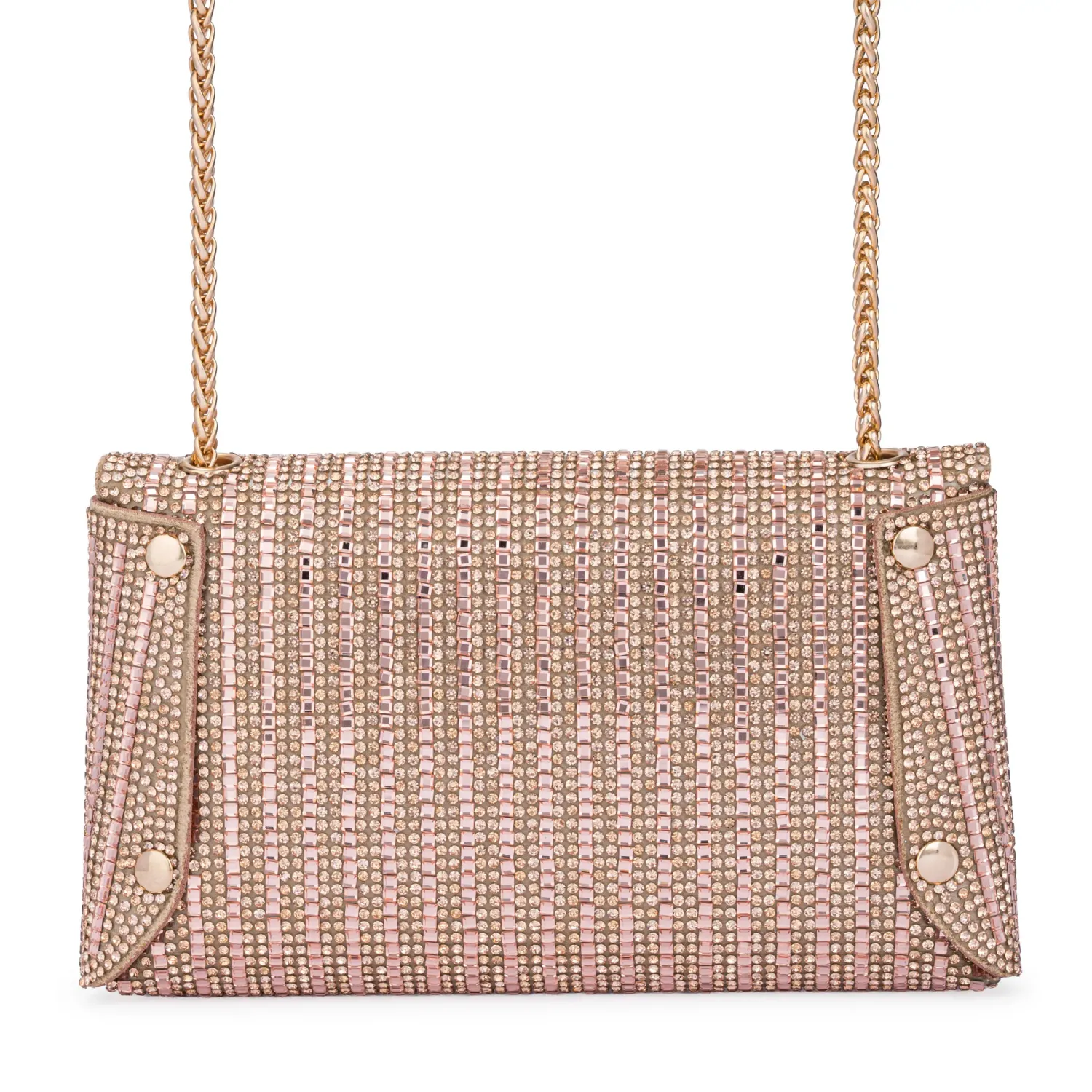 Cartera Limoni De Fiesta Berenice color rose gold | Platanitos