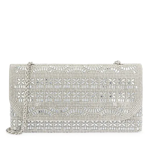 Cartera Limoni De Fiesta Eunisse color plateado | Platanitos