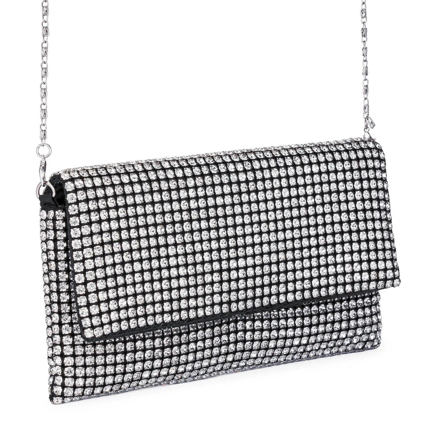 Cartera Limoni De Fiesta Louna color plateado | Platanitos
