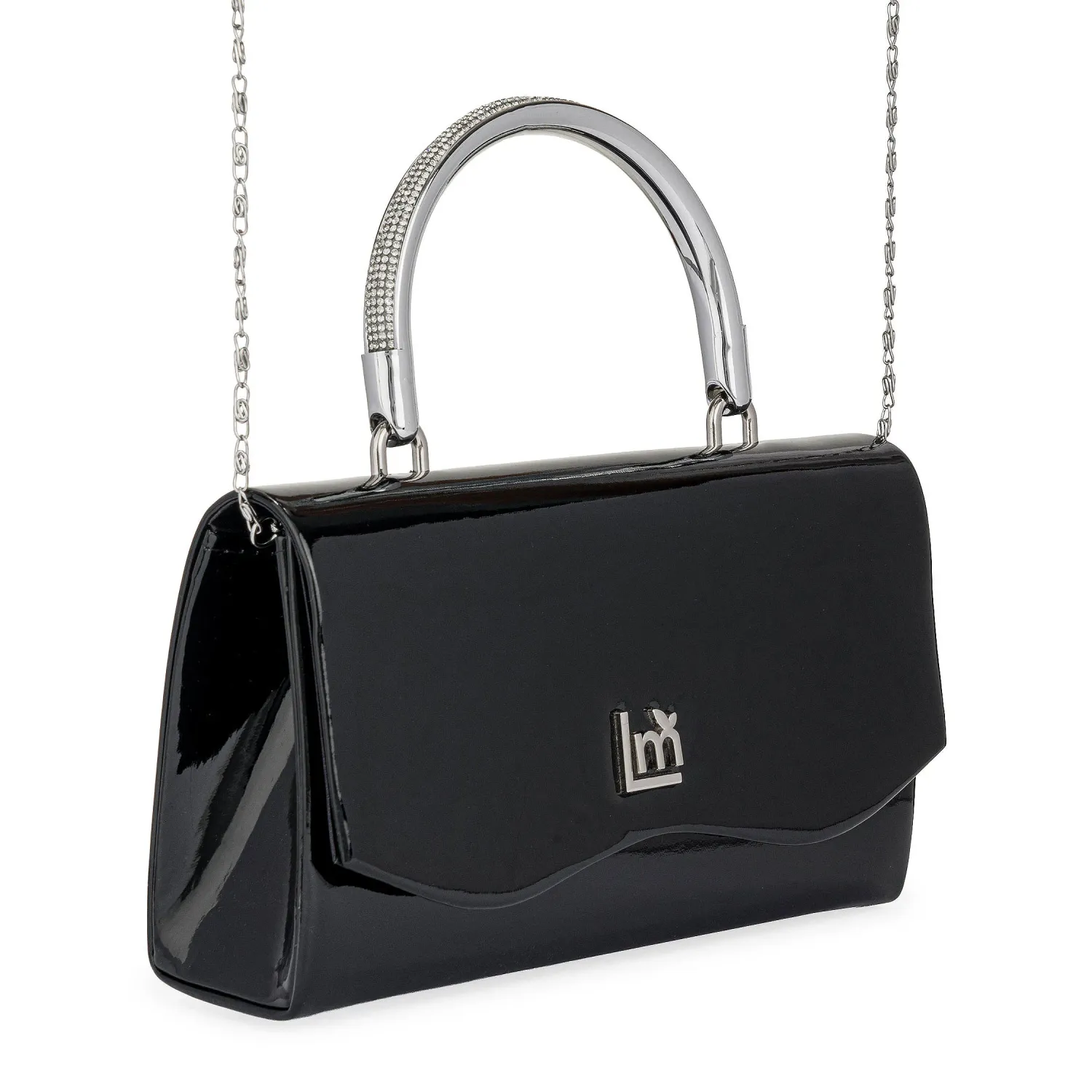 Cartera Limoni De Fiesta Bernadette color negro | Platanitos
