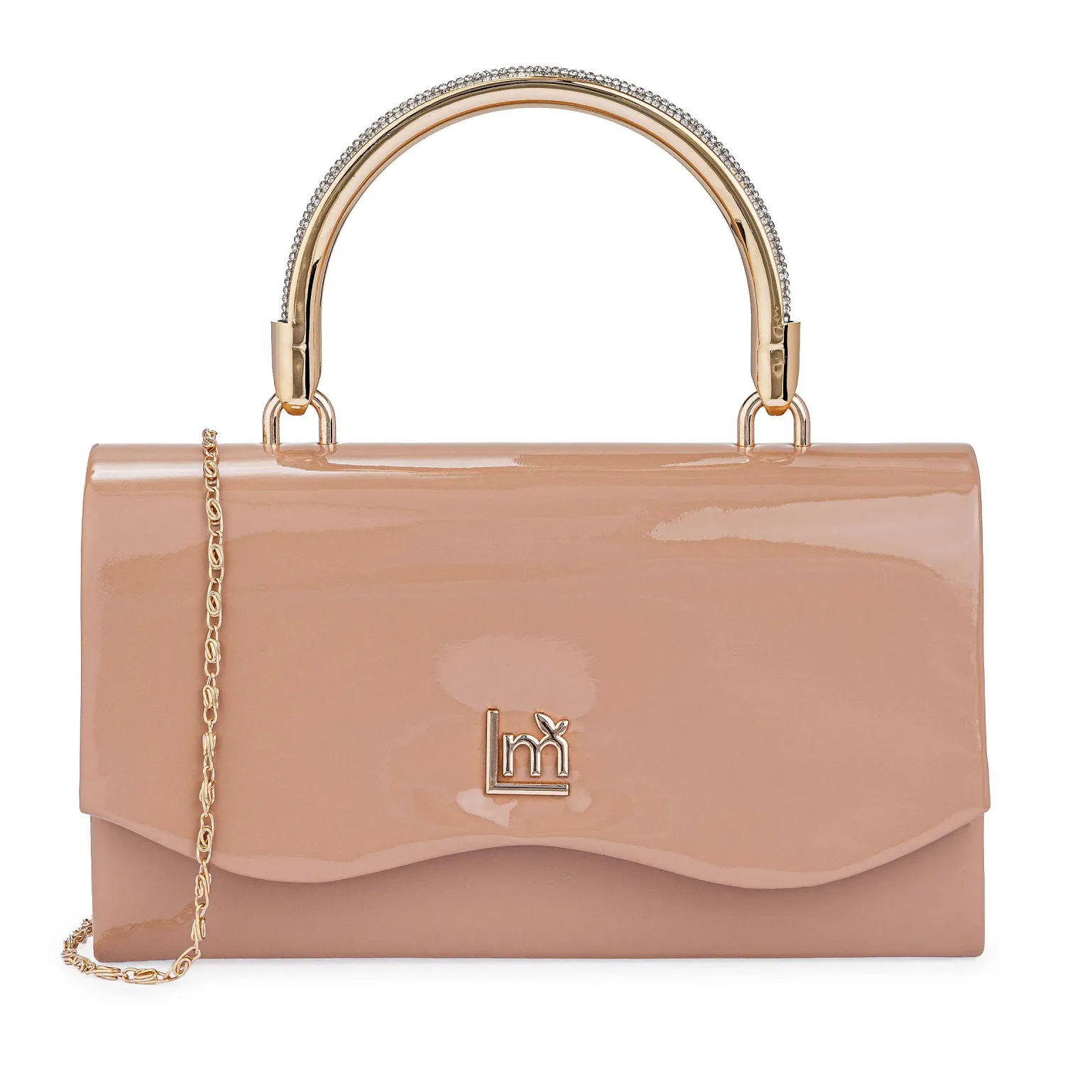 Cartera Limoni De Fiesta Bernadette color nude | Platanitos