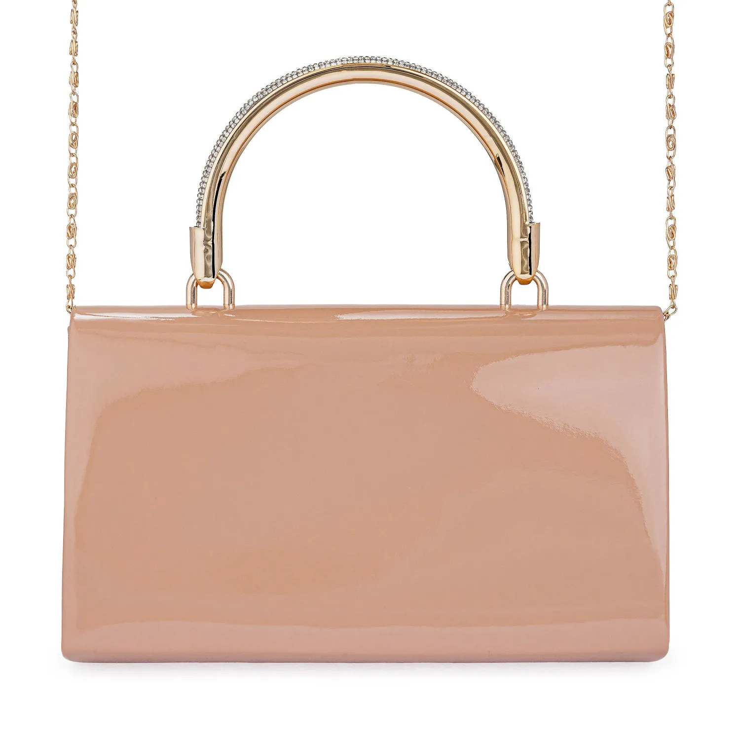Cartera Limoni De Fiesta Bernadette color nude | Platanitos