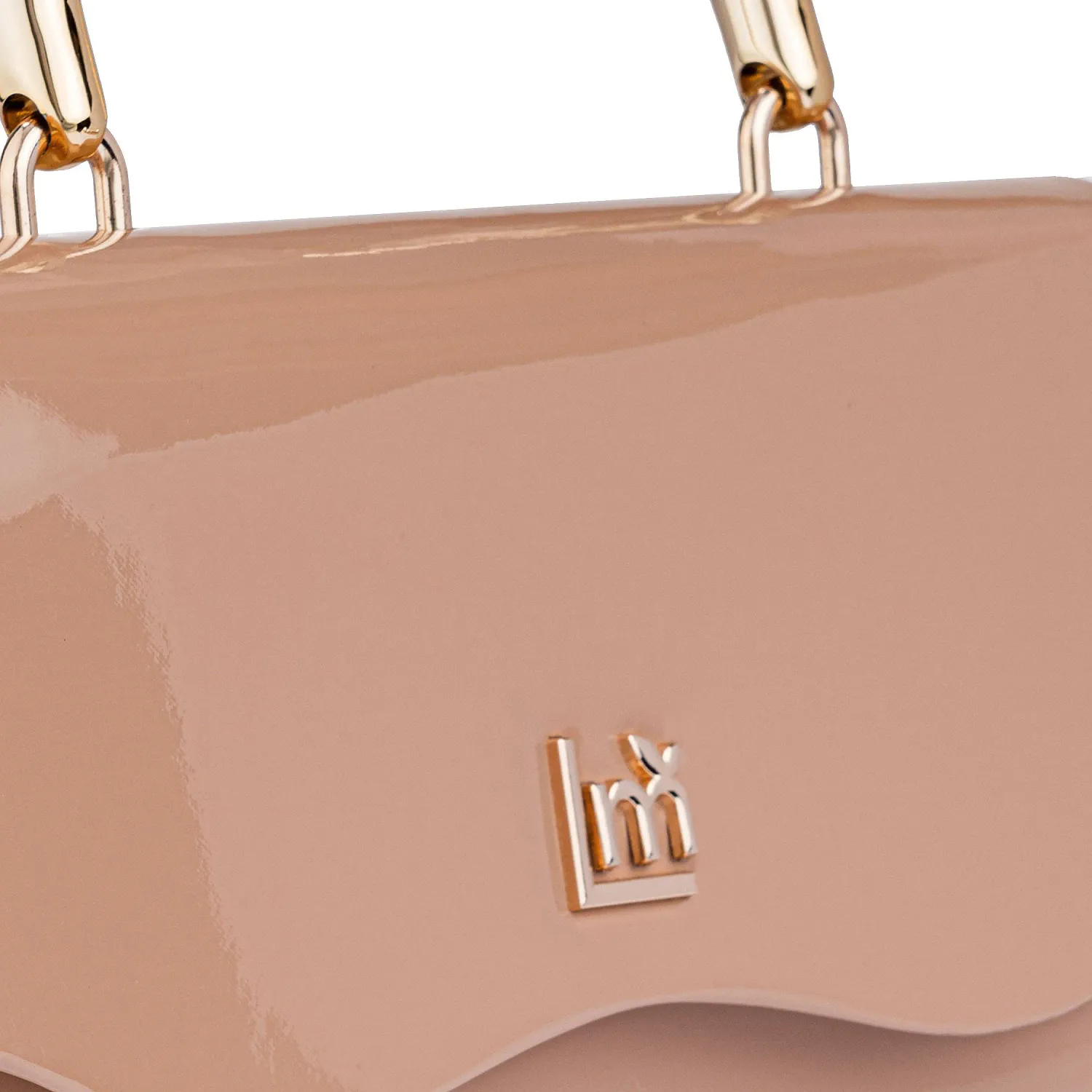 Cartera Limoni De Fiesta Bernadette color nude | Platanitos