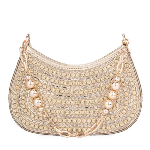 Cartera Limoni De Fiesta Yvette color dorado | Platanitos