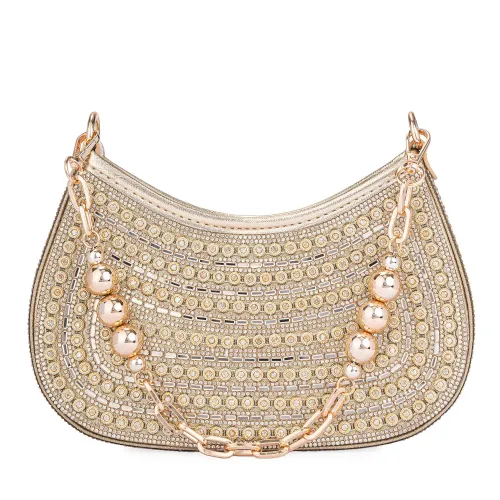 Cartera Limoni De Fiesta Yvette color dorado | Platanitos
