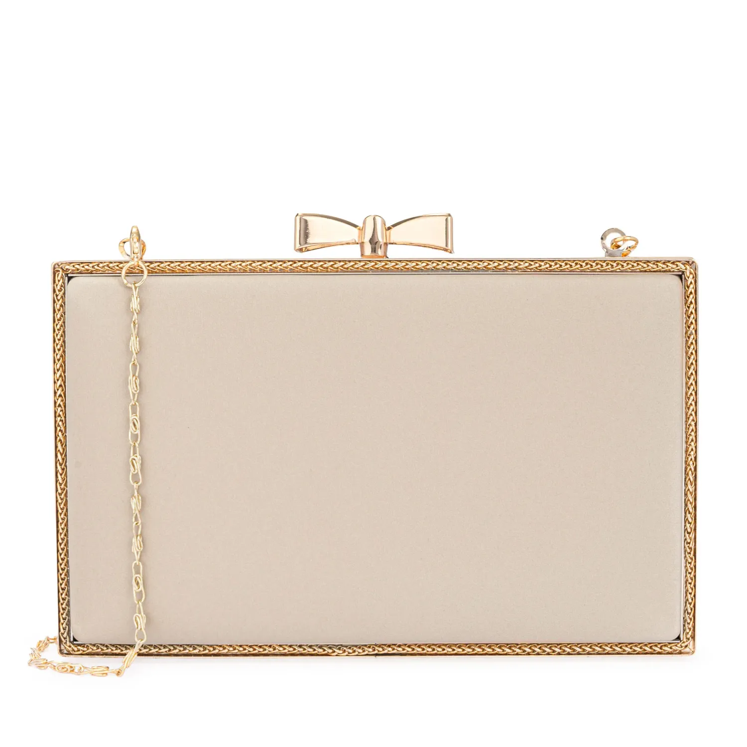 LIMONI Cartera Limoni De Fiesta Clarisse color beige oscuro | Platanitos