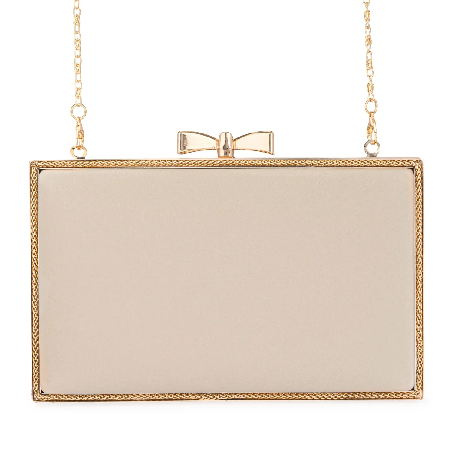 LIMONI Cartera Limoni De Fiesta Clarisse color beige oscuro | Platanitos