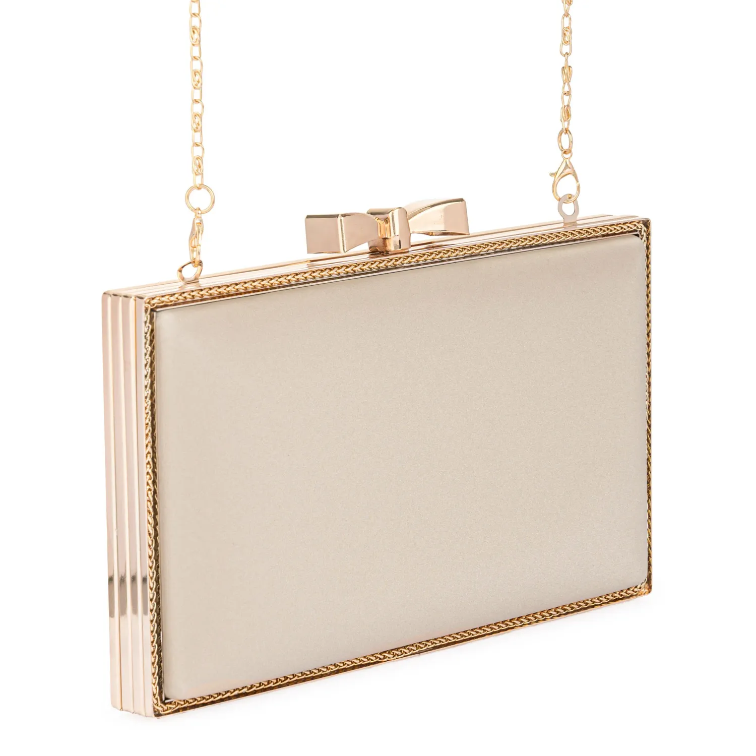 LIMONI Cartera Limoni De Fiesta Clarisse color beige oscuro | Platanitos
