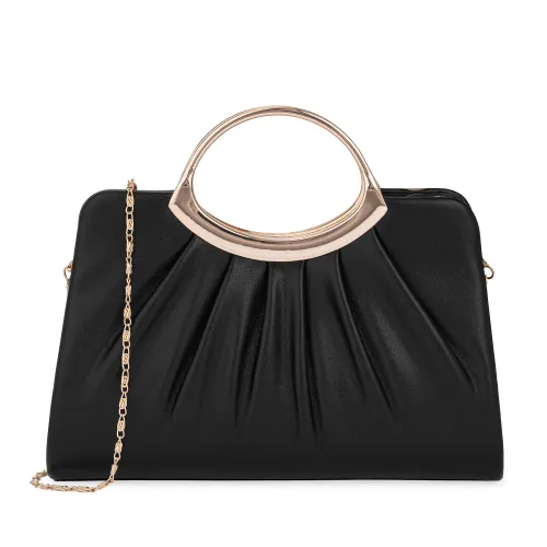 Cartera Limoni De Fiesta April color negro | Platanitos