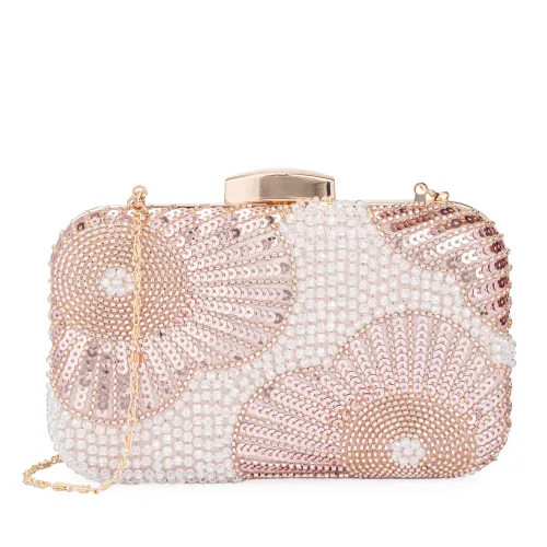 Cartera Limoni De Fiesta Paola color rosado | Platanitos