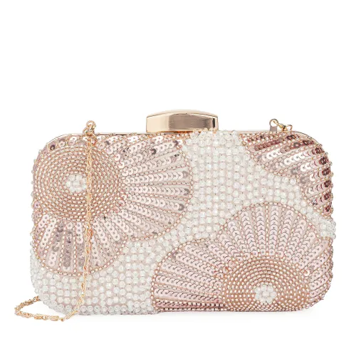Cartera Limoni De Fiesta Paola color rosado | Platanitos