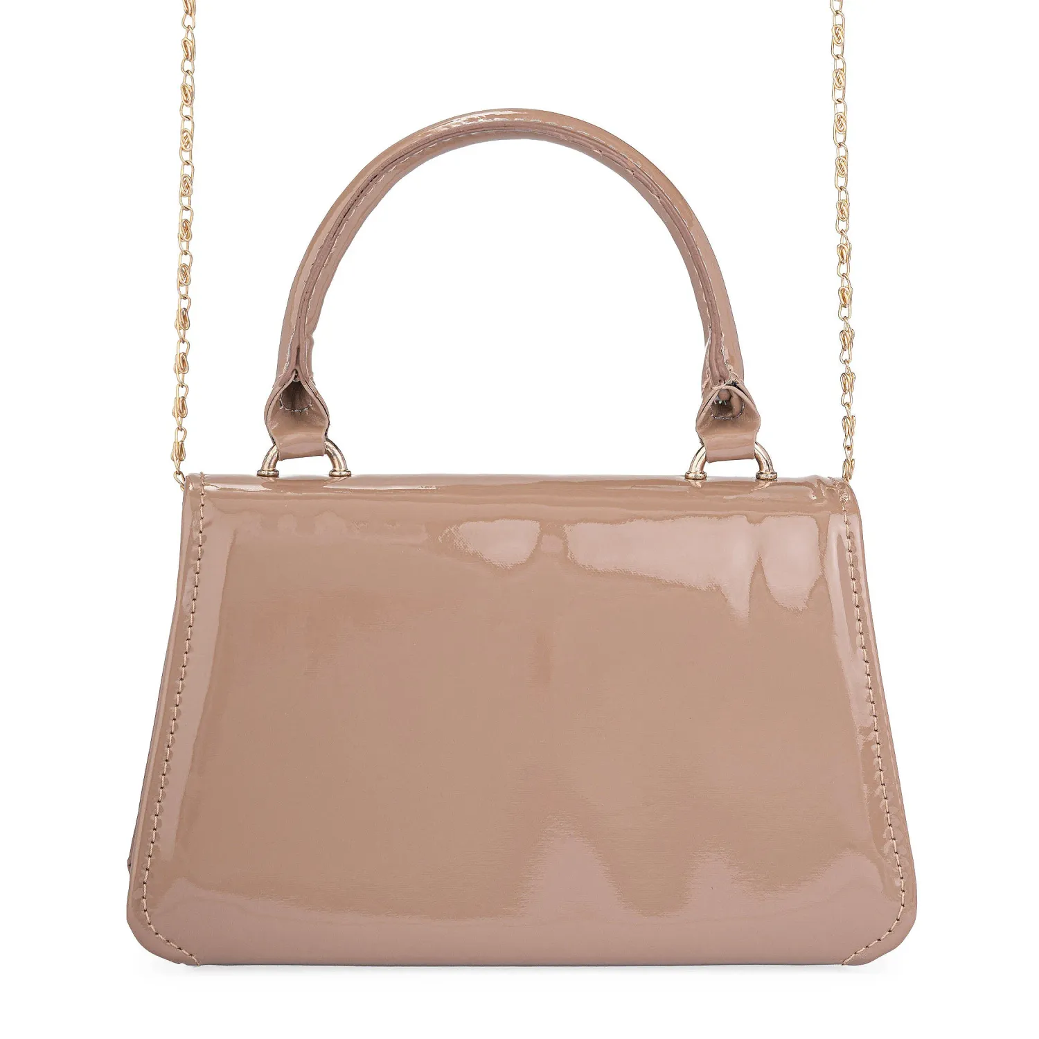 Cartera Limoni De Vestir Sarai color beige oscuro | Platanitos