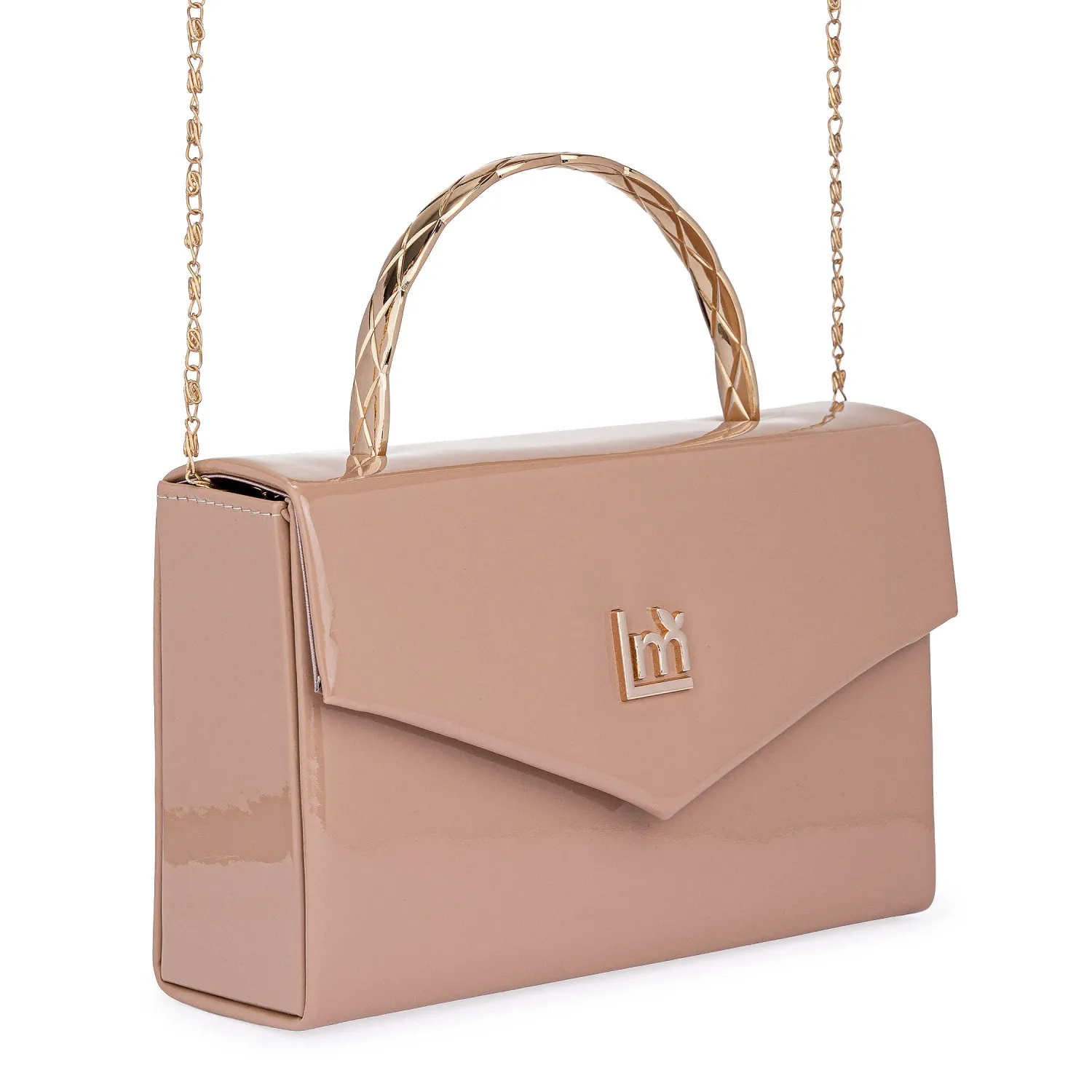 Cartera Limoni De Vestir Marshall color nude | Platanitos