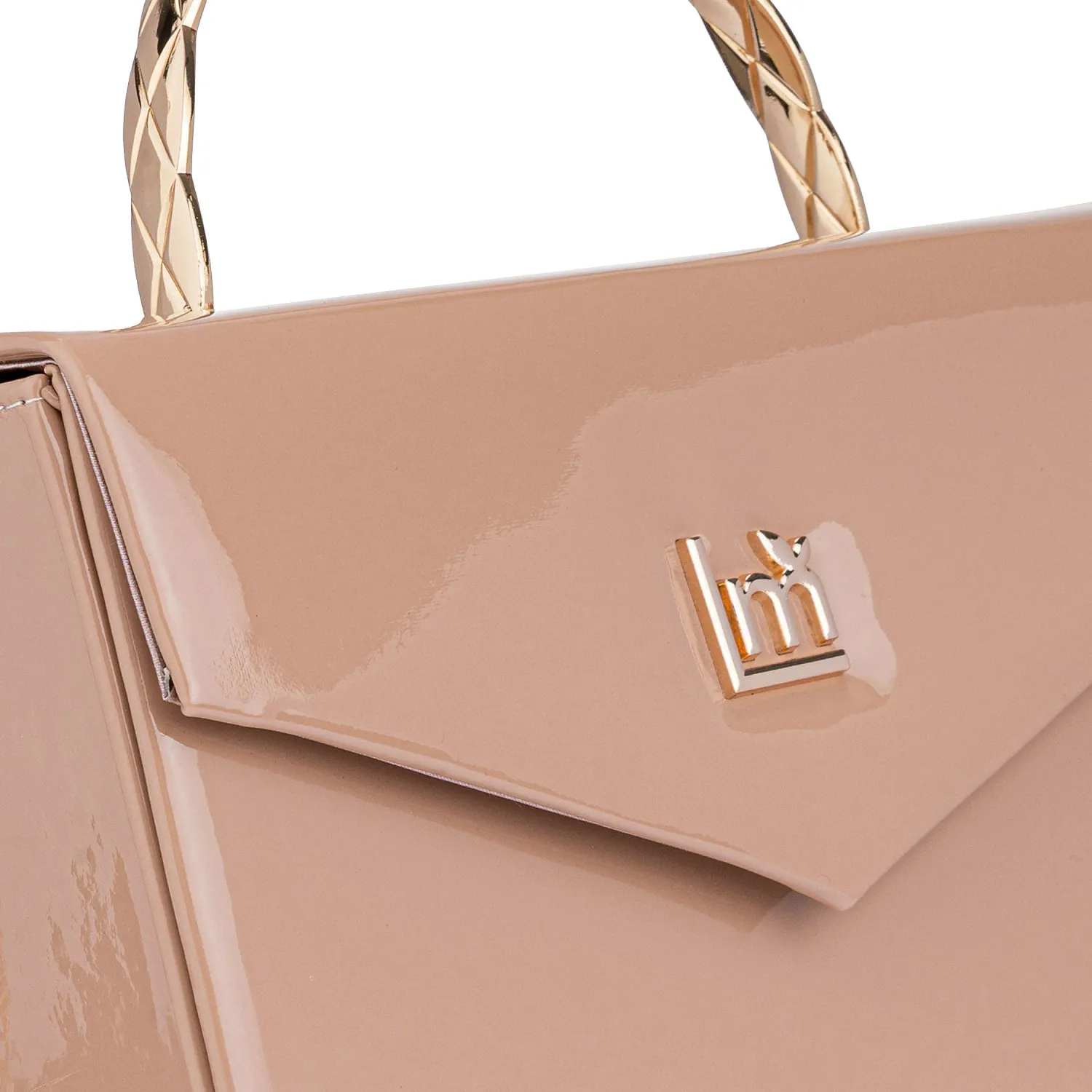 Cartera Limoni De Vestir Marshall color nude | Platanitos