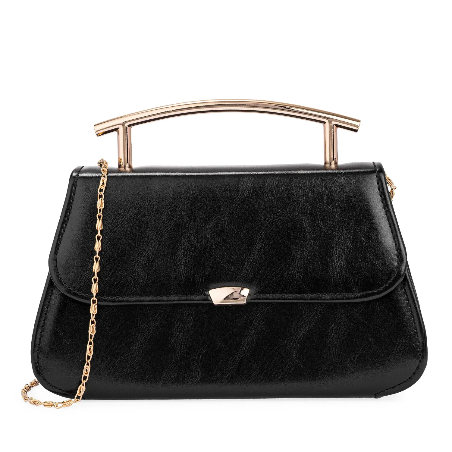 Cartera Limoni De Vestir Samira color negro | Platanitos