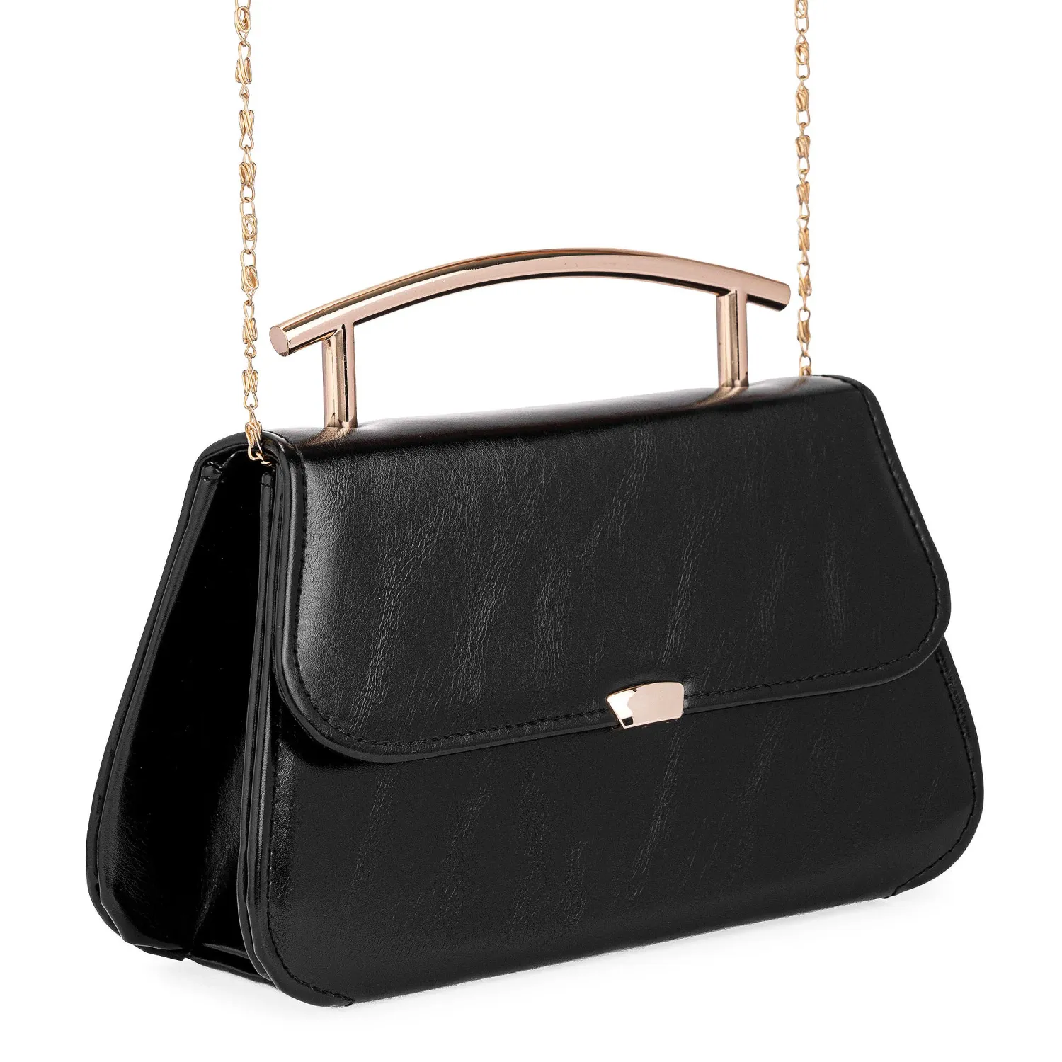 Cartera Limoni De Vestir Samira color negro | Platanitos