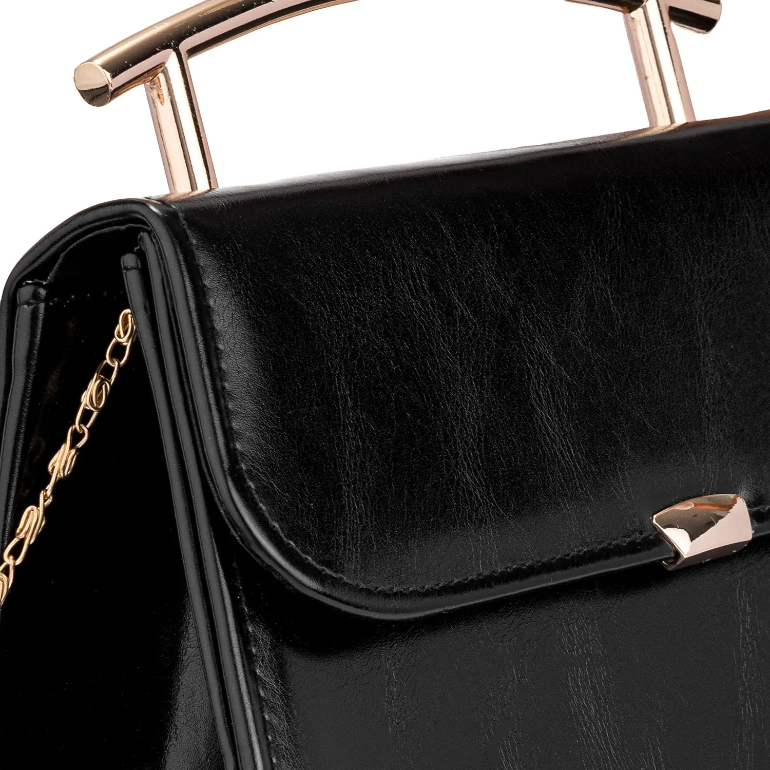 Cartera Limoni De Vestir Samira color negro | Platanitos