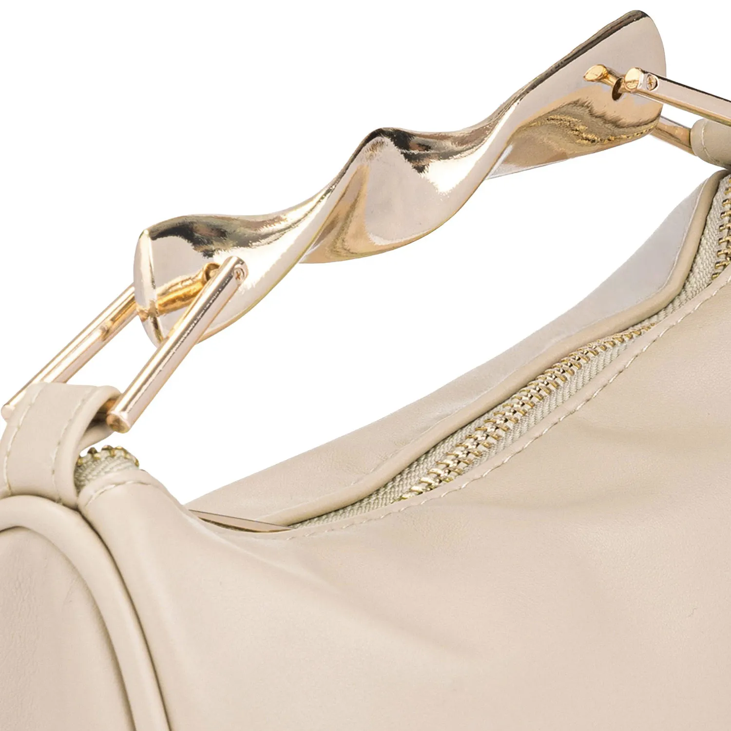 Cartera Limoni De Vestir Yohana color nude | Platanitos