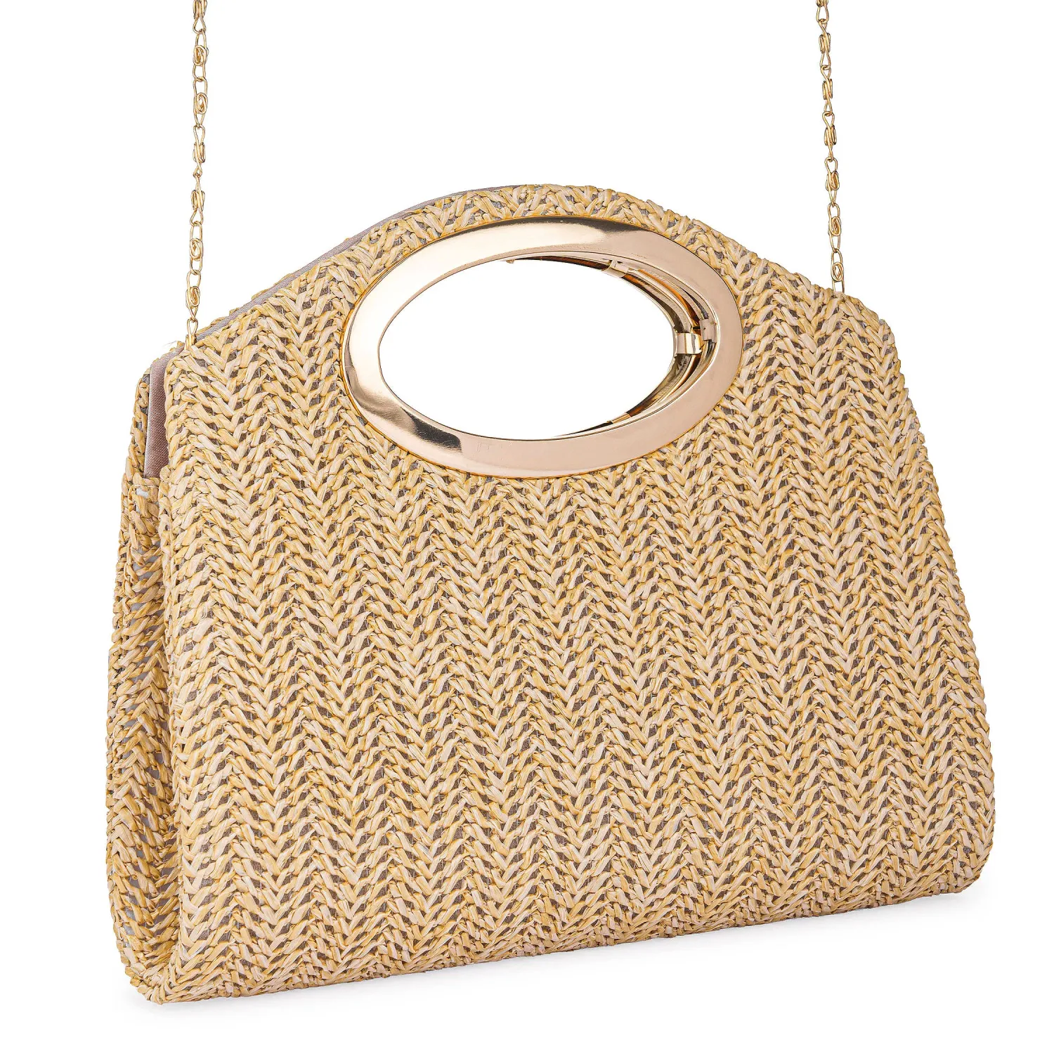 Cartera Limoni Casual Yumiko color beige | Platanitos