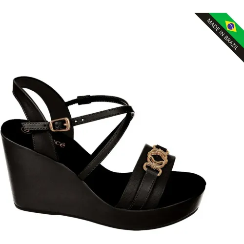 BEBECÉ Negro de Mujer modelo Sandalia Cuña T9213 negros sintéticos mujer 2025120519460245413 Sintético Sintético