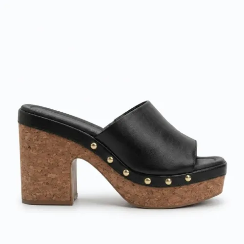 Sandalia Bebecé Plataforma T5110 color negro | Platanitos