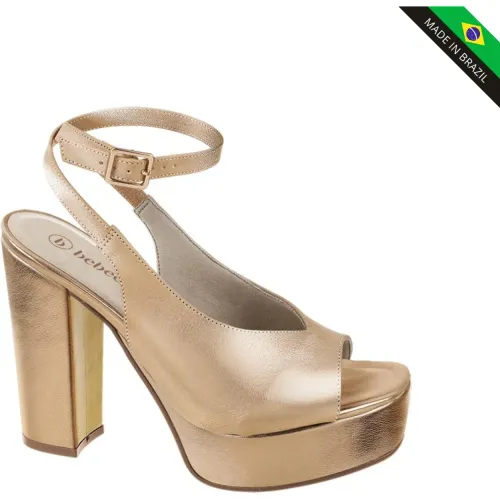BEBECÉ Dorado de Mujer modelo Sandalia Plataforma  T8419 dorados sintéticos mujer 2025120519460245809 Sintético Sintético