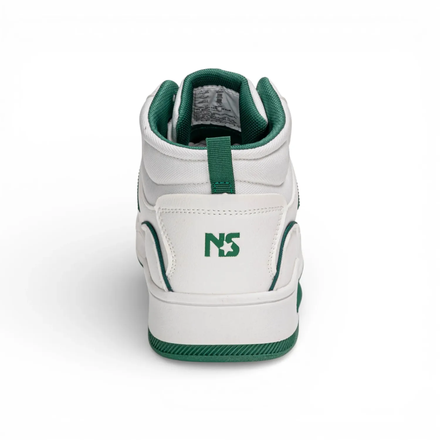Zapatillas North Star Urbanas Hombre Team Star color blanco / verde | Platanitos