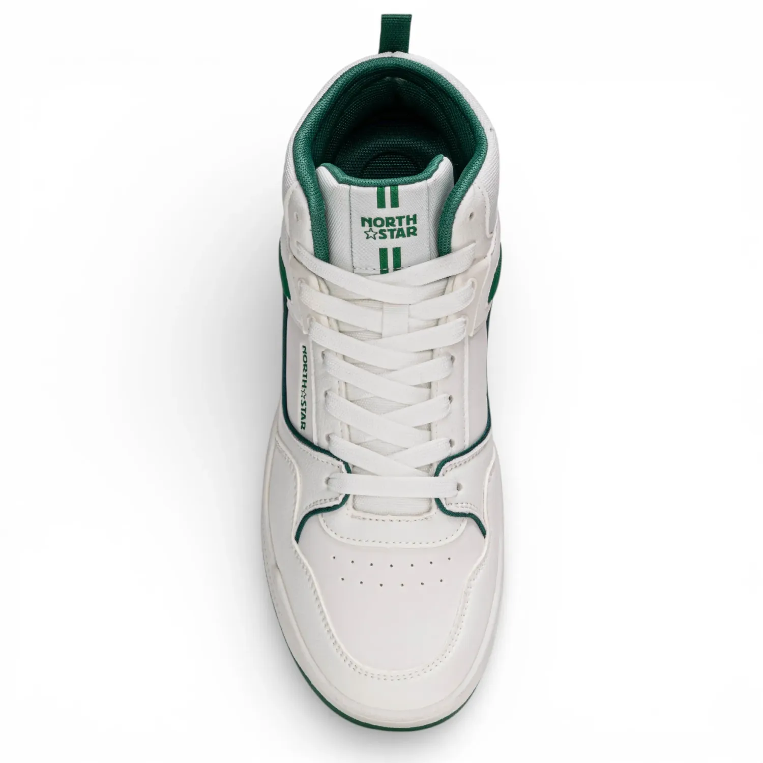 Zapatillas North Star Urbanas Hombre Team Star color blanco / verde | Platanitos