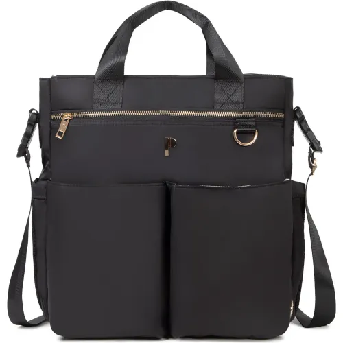 PORTA Negro de Bebita / Bebito modelo Pañalera Bolso Kallma negros bebita 2025121016222610495