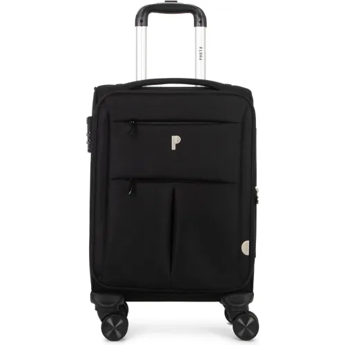 PORTA Negro modelo Maleta De Viaje Tela Bangkok 18plg. negros 2025121016222610504