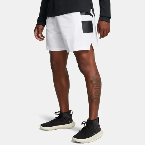 Under Armour Blanco de Hombre modelo Short Basquet Hombre Baseline Woven blancos hombre 2025121115003723989
