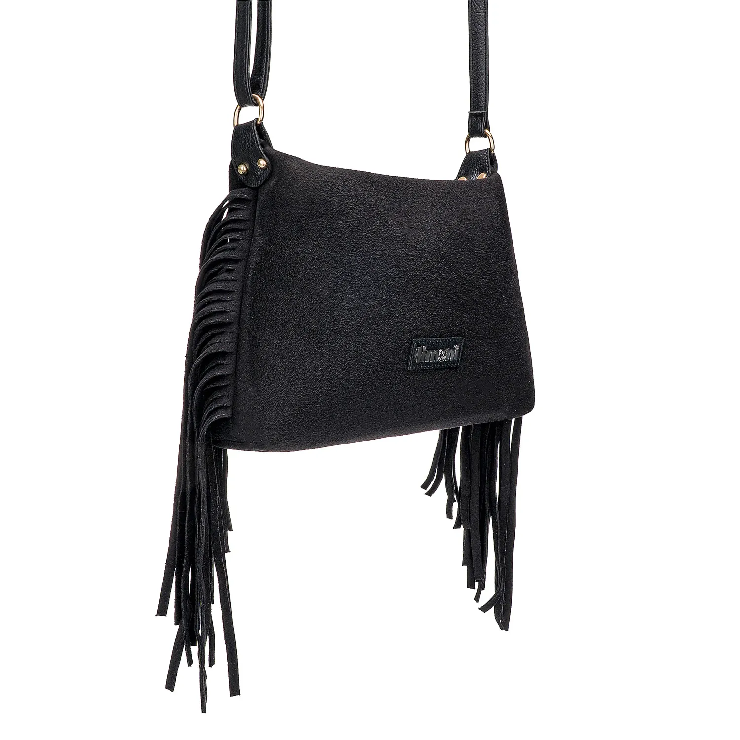 Cartera Limoni Casual Indi-2 color negro | Platanitos