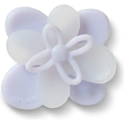 CROCS Jibbitz Blooming Light Blue Flower
