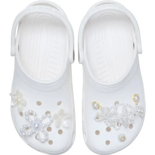 CROCS Jibbitz White Pearl Beaded