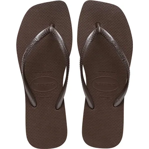 Mujer Havaianas Marron Sandalias Mujer Slim Square