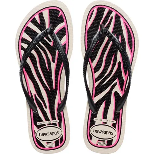 Havaianas Negro de Mujer modelo Sandalias Mujer Slim Animals negros mujer 2025121219150796058 CAUCHO Caucho
