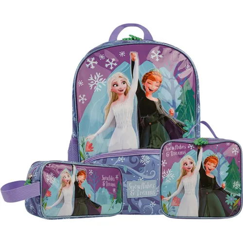 Frozen Celeste de Niña / Niño modelo Set Mochila Economica Frozen Coleccion F B26 celestes morados niña 2025121620313706787