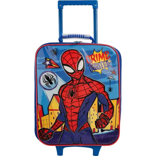 Spiderman Set Mochila Con Ruedas Medium Spiderman Coleccion F B26